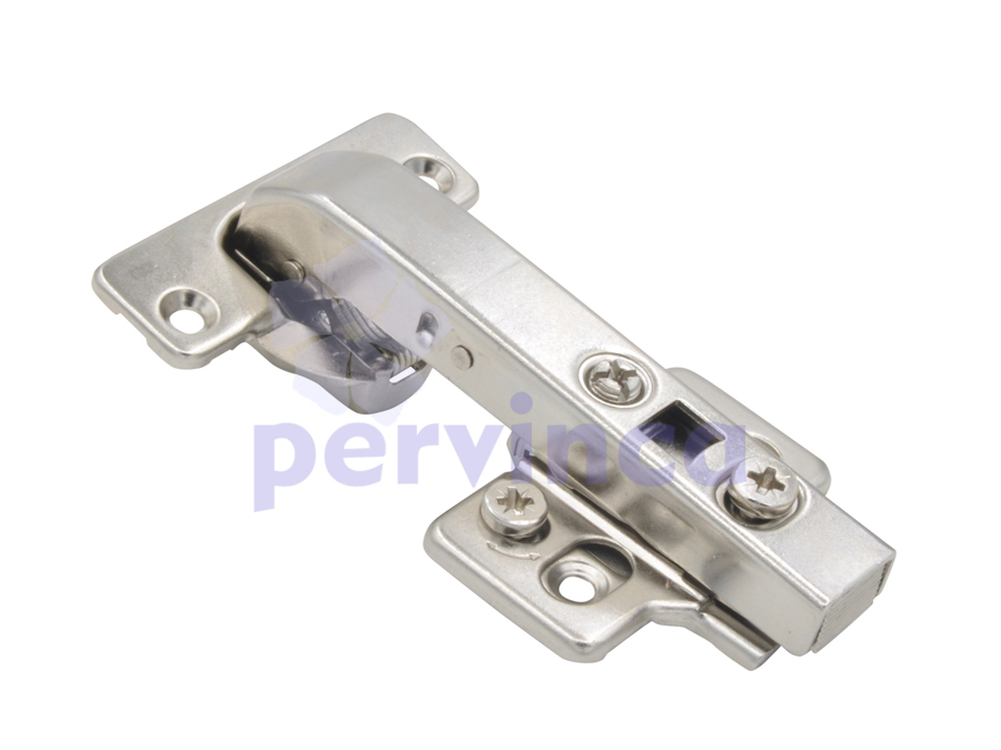 90° hinge, 3D, clip-on