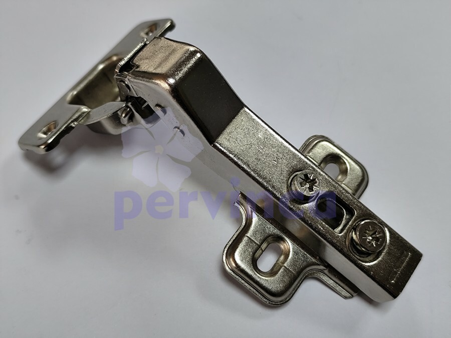 Soft-closing hinge, 45°, zinc clip, 2D