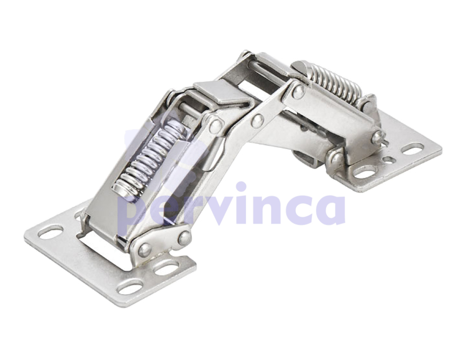 Hinge w/o cup,soft closing, 90°