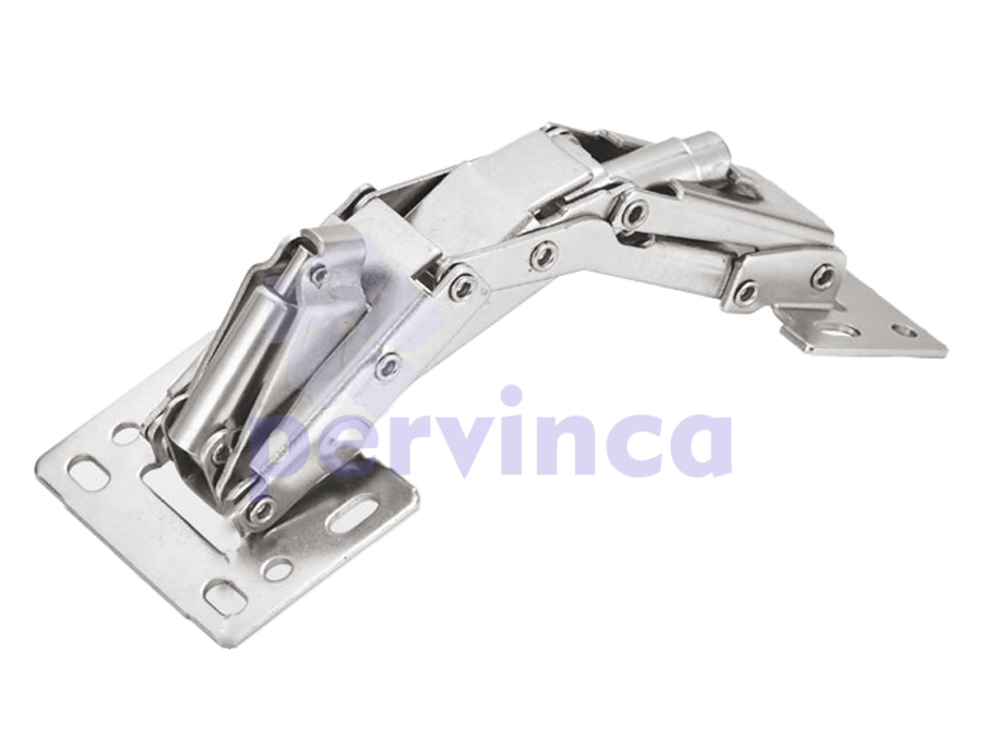 Hinge w/o cup,soft closing, 150°