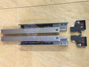 Corredera de extensión completa con amortiguación y “push-to-open”