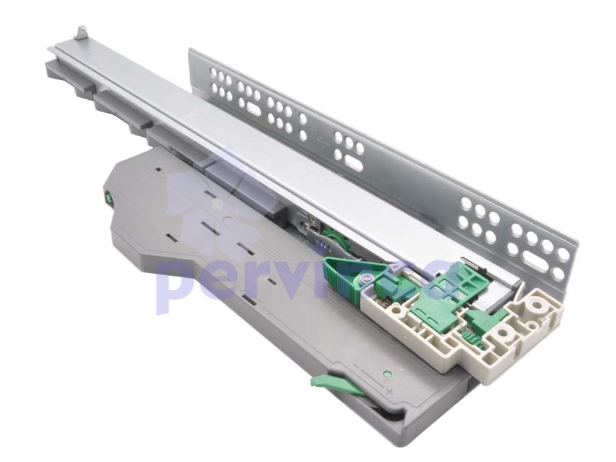 Corredera de extensión completa con amortiguación y “push-to-open”