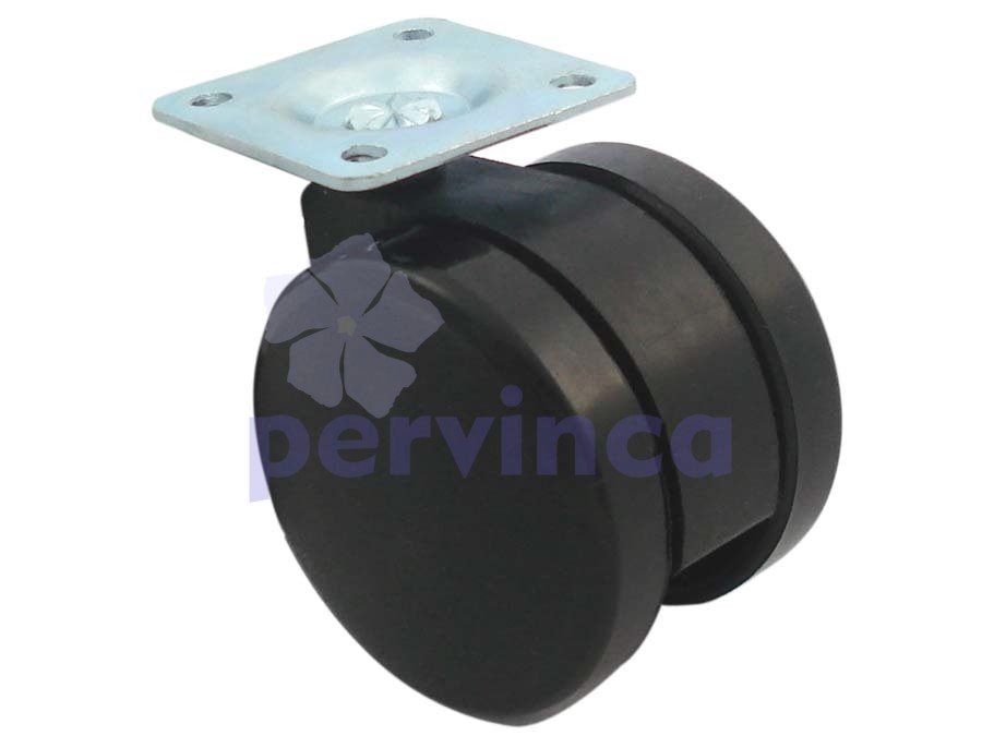 Rueda, con placa, sin soporte