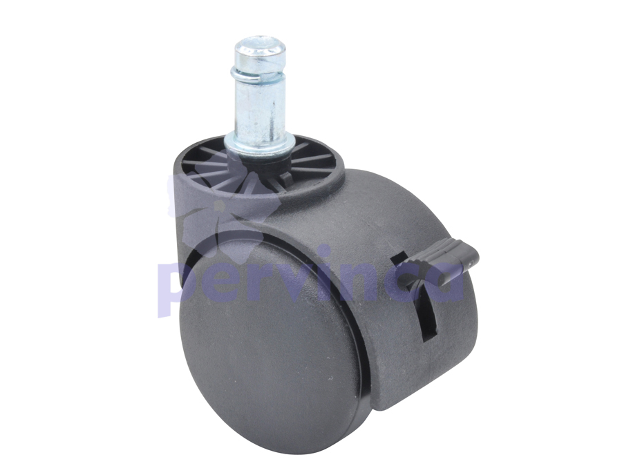 Castor, w/ pin, with brake