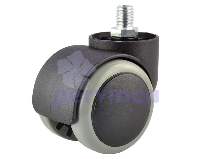 Rueda de PU, con rosca, sin soporte