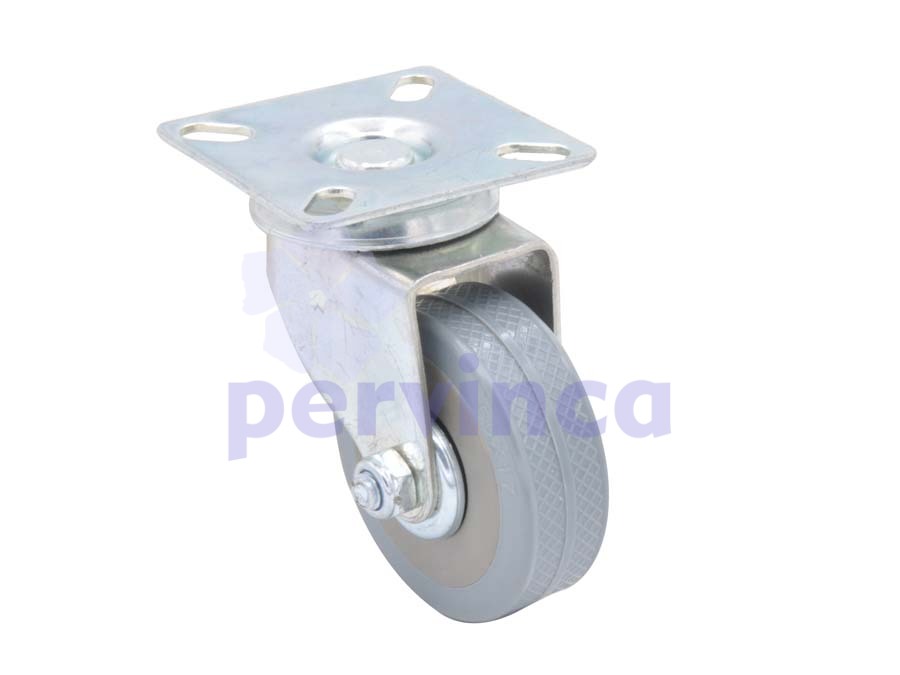 Castor, w/ plate, without brake