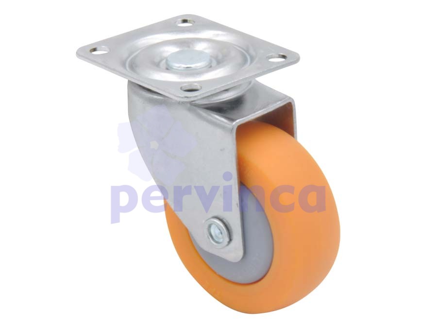 Rueda de acero, con placa