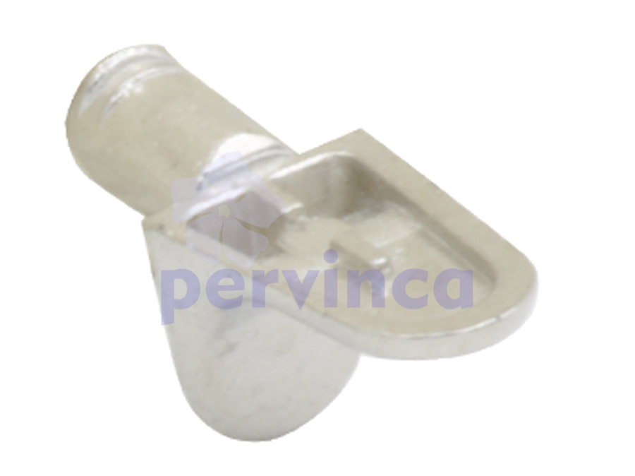 Shelf support with silicone