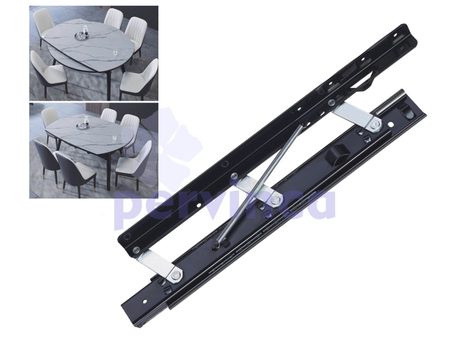 Single extension table mechanism,spring