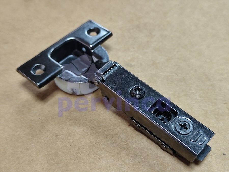 Soft-closing hinge,steel clip, 3D