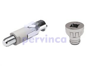 Housing with conic screw
