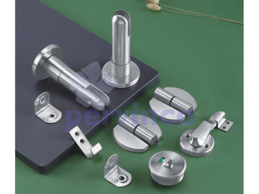 Washroom accessories, set